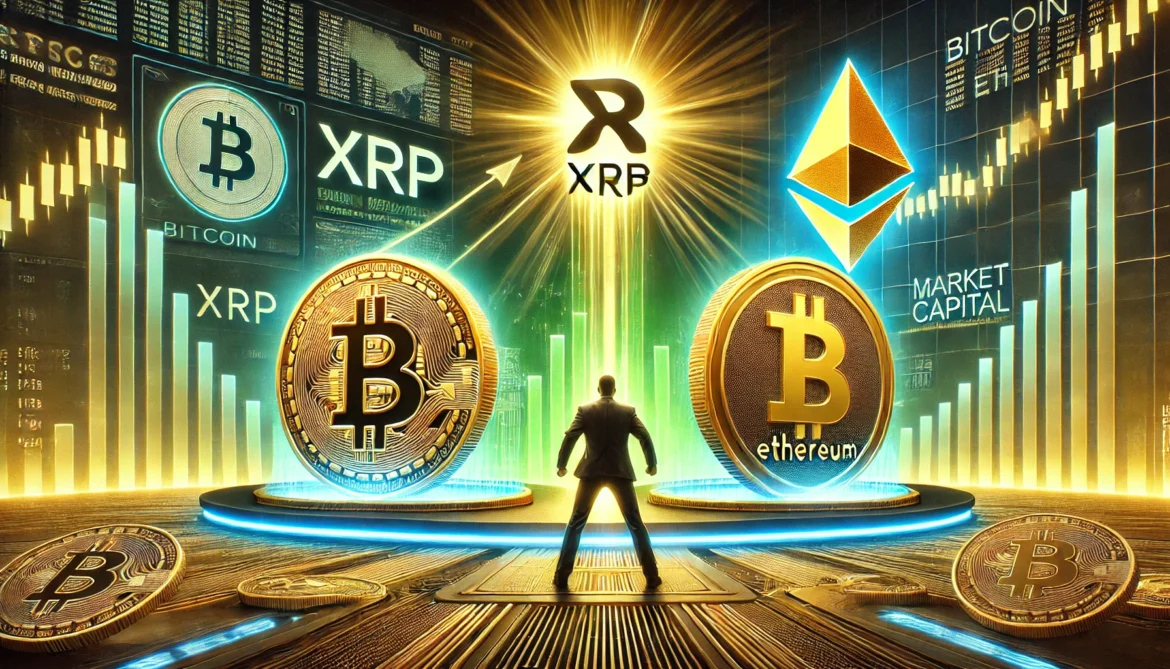 DALL·E-2024-12-20-11.09.29-A-dramatic-digital-illustration-showcasing-XRP-challenging-Bitcoin-BTC-an.webp